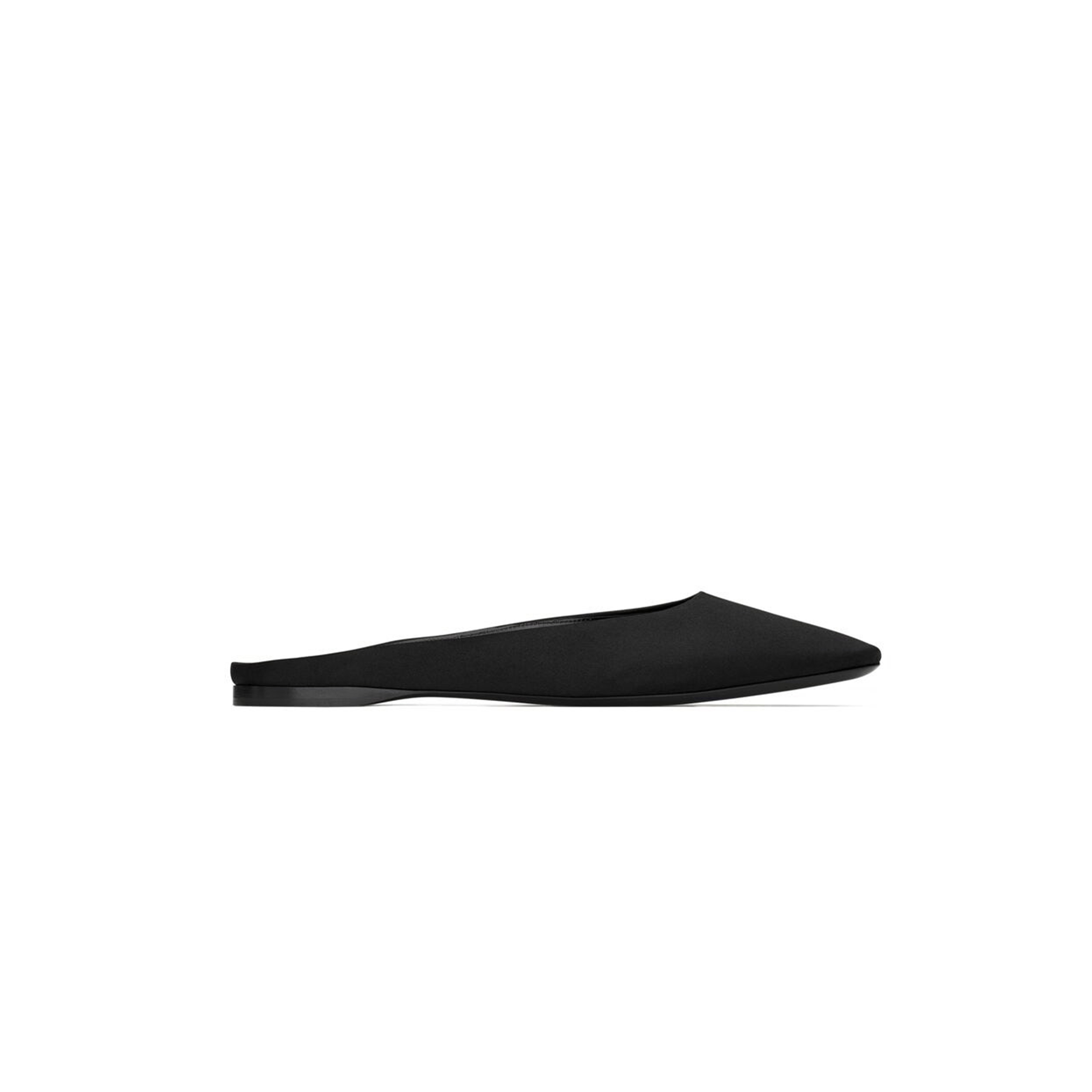 YSL LIDO SLIP-ONS IN SATIN CREPE 7760599QN0G1000